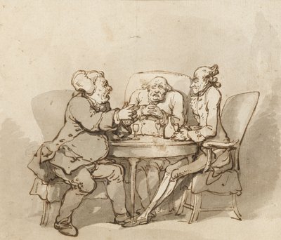 A Talk Me Dead Fellow by Thomas Rowlandson